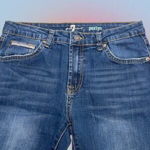 7 FOR ALL MANKIND Girl’s 16 PAXTYN Skinny Blue Jeans